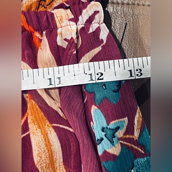 Express Floral Off The Shoulder Maxi Dress RED XS Like new condition - Picture 12 of 12